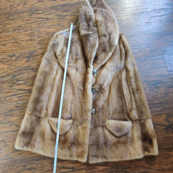 Vintage Mink Fur Poncho Coat - Picture 15 of 16
